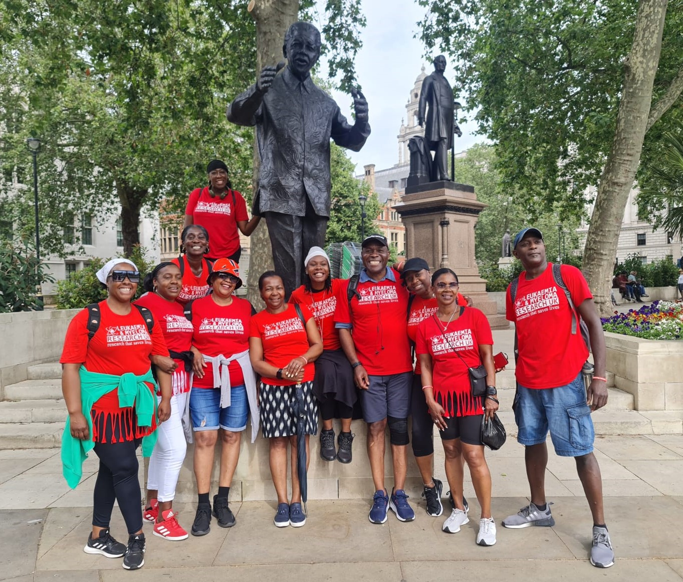 The Kiwanis take to the streets of London for a myeloma march